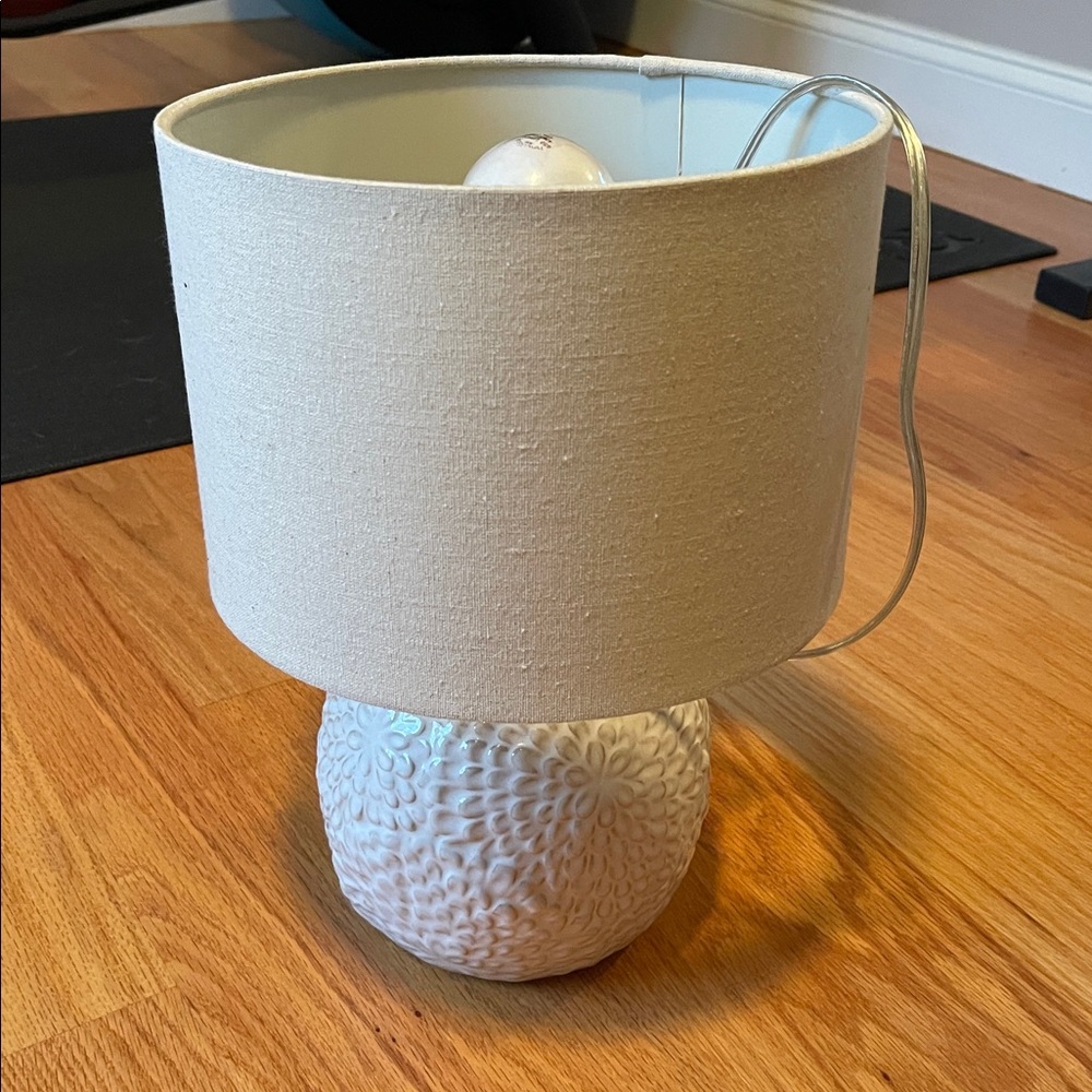 Threshold Cream Textured Table Lamp